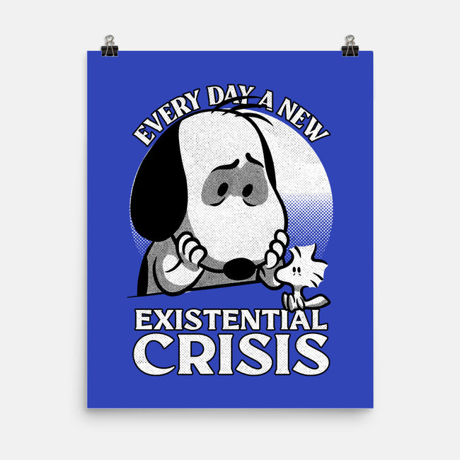 Existential Crisis Dog-None-Matte-Poster-Studio Mootant