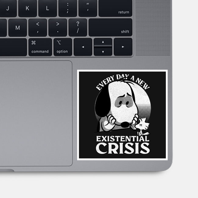 Existential Crisis Dog-None-Glossy-Sticker-Studio Mootant