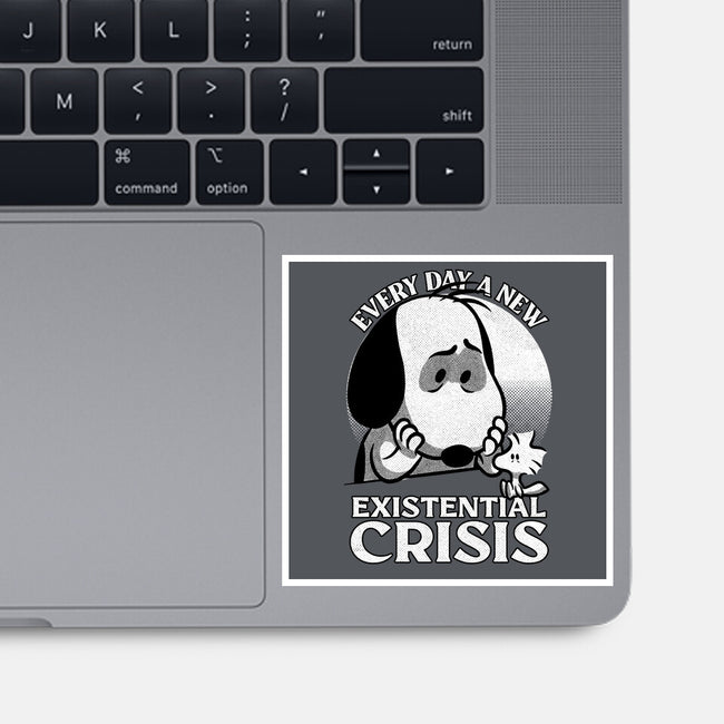 Existential Crisis Dog-None-Glossy-Sticker-Studio Mootant