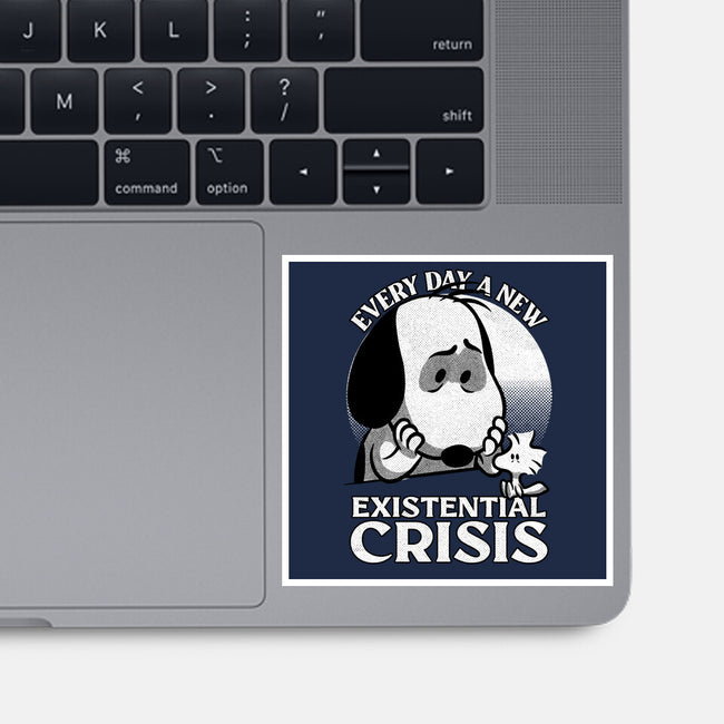 Existential Crisis Dog-None-Glossy-Sticker-Studio Mootant