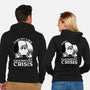 Existential Crisis Dog-Unisex-Zip-Up-Sweatshirt-Studio Mootant