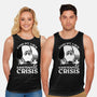 Existential Crisis Dog-Unisex-Basic-Tank-Studio Mootant
