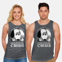 Existential Crisis Dog-Unisex-Basic-Tank-Studio Mootant