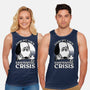 Existential Crisis Dog-Unisex-Basic-Tank-Studio Mootant