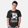 Existential Crisis Dog-Mens-Basic-Tee-Studio Mootant