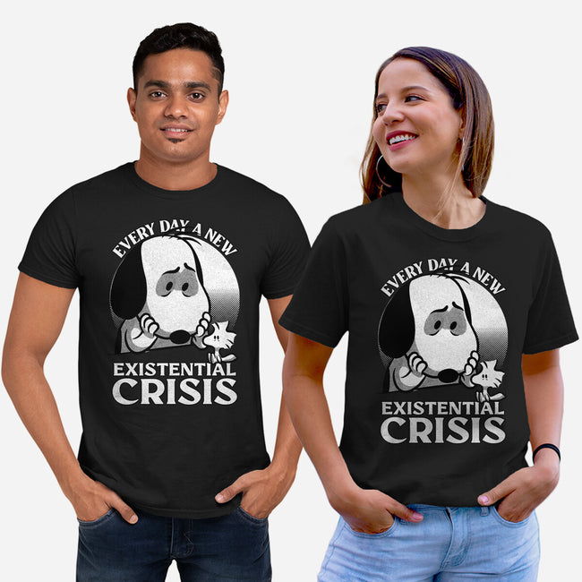 Existential Crisis Dog-Unisex-Basic-Tee-Studio Mootant