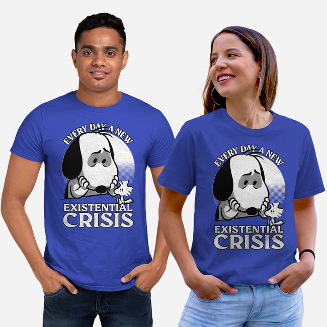 Existential Crisis Dog-Unisex-Basic-Tee-Studio Mootant