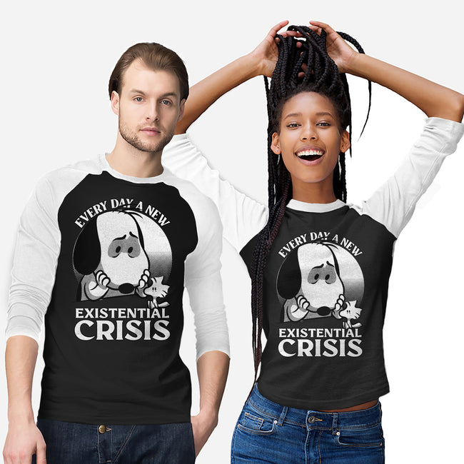 Existential Crisis Dog-Unisex-Baseball-Tee-Studio Mootant