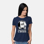 Existential Crisis Dog-Womens-Basic-Tee-Studio Mootant