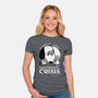 Existential Crisis Dog-Womens-Fitted-Tee-Studio Mootant
