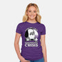 Existential Crisis Dog-Womens-Fitted-Tee-Studio Mootant