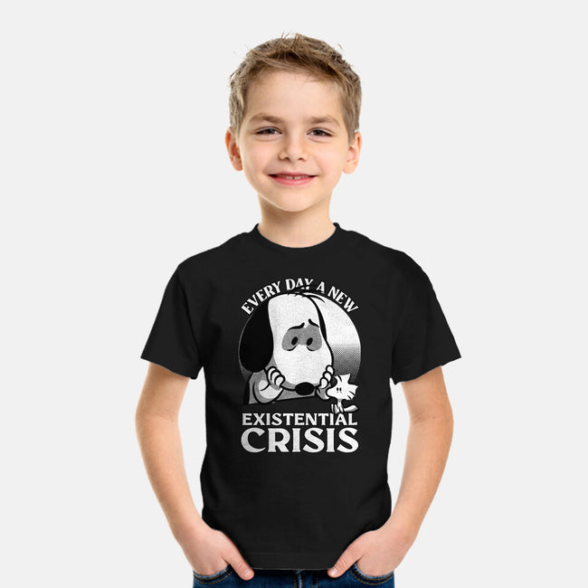 Existential Crisis Dog-Youth-Basic-Tee-Studio Mootant