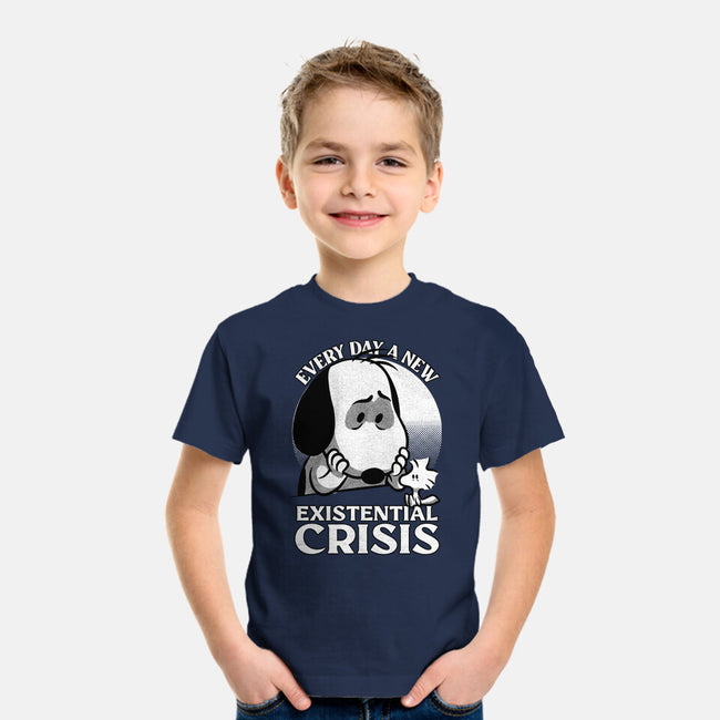 Existential Crisis Dog-Youth-Basic-Tee-Studio Mootant