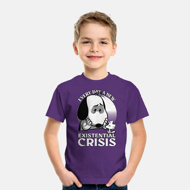 Existential Crisis Dog-Youth-Basic-Tee-Studio Mootant