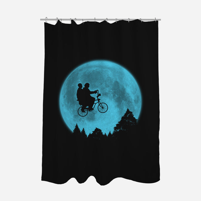 Strange Terrestrial-None-Polyester-Shower Curtain-pigboom