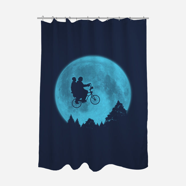 Strange Terrestrial-None-Polyester-Shower Curtain-pigboom