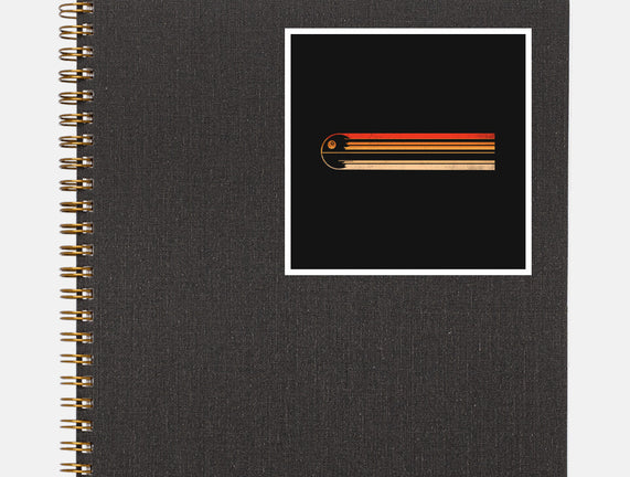 Retro Stripes Of The Death Star