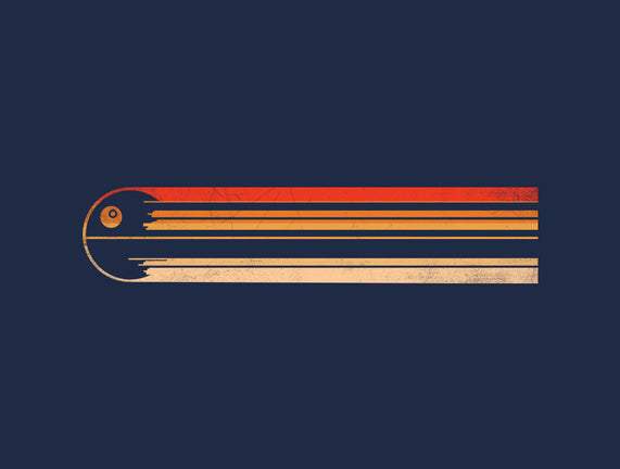Retro Stripes Of The Death Star