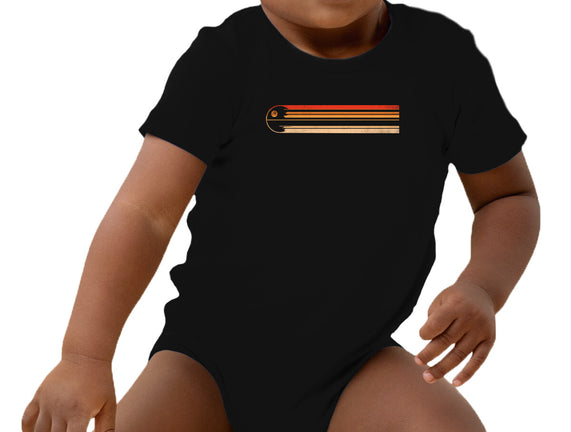 Retro Stripes Of The Death Star