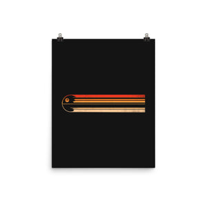 Retro Stripes Of The Death Star