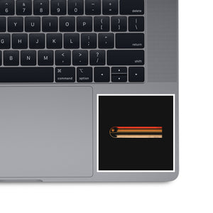 Retro Stripes Of The Death Star