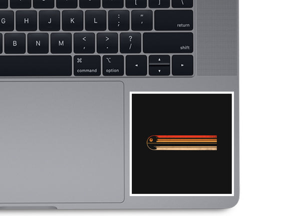 Retro Stripes Of The Death Star