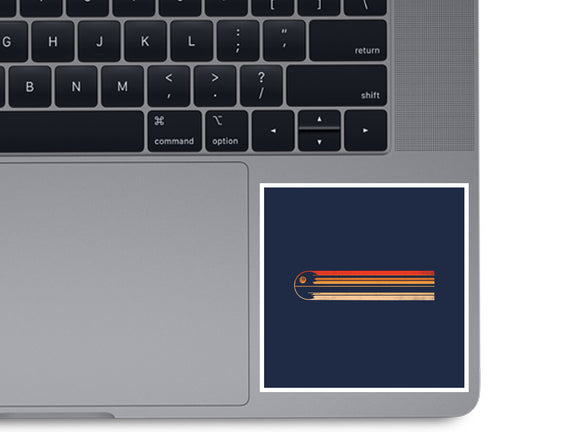 Retro Stripes Of The Death Star