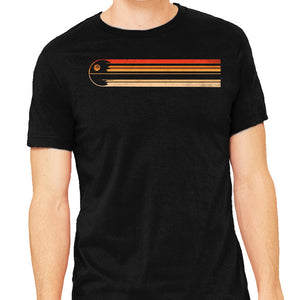Retro Stripes Of The Death Star