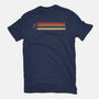 Retro Stripes Of The Death Star-Womens-Basic-Tee-rocketman_art