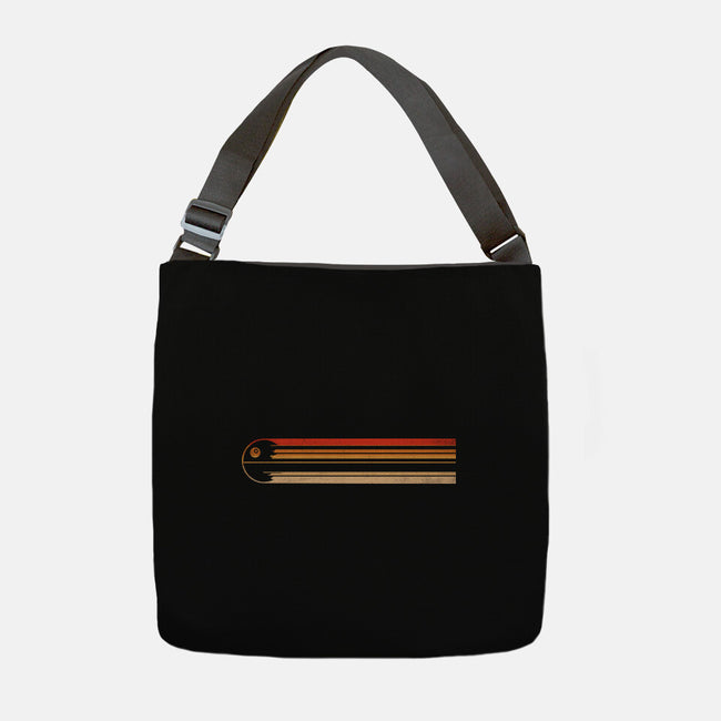 Retro Stripes Of The Death Star-None-Adjustable Tote-Bag-rocketman_art