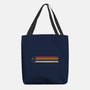 Retro Stripes Of The Death Star-None-Basic Tote-Bag-rocketman_art