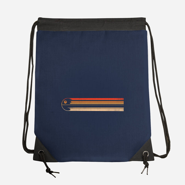 Retro Stripes Of The Death Star-None-Drawstring-Bag-rocketman_art
