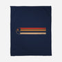 Retro Stripes Of The Death Star-None-Fleece-Blanket-rocketman_art