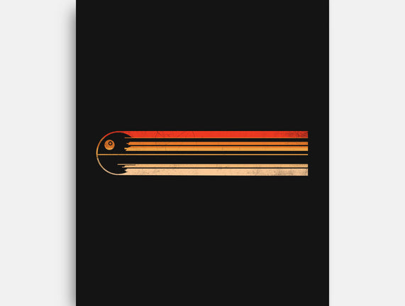 Retro Stripes Of The Death Star