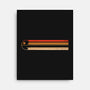 Retro Stripes Of The Death Star-None-Stretched-Canvas-rocketman_art