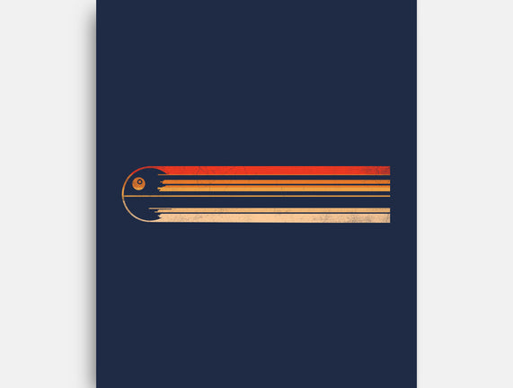 Retro Stripes Of The Death Star