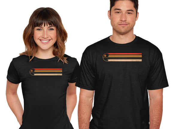 Retro Stripes Of The Death Star