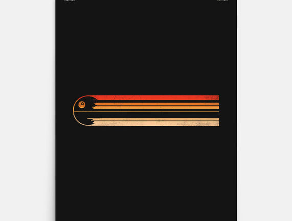 Retro Stripes Of The Death Star