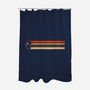 Retro Stripes Of The Death Star-None-Polyester-Shower Curtain-rocketman_art