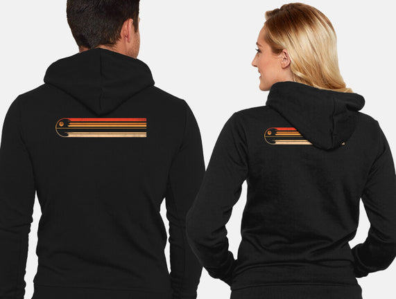 Retro Stripes Of The Death Star