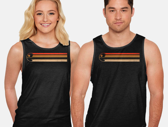 Retro Stripes Of The Death Star