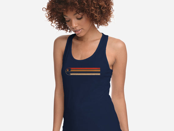 Retro Stripes Of The Death Star