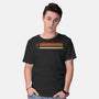 Retro Stripes Of The Death Star-Mens-Basic-Tee-rocketman_art