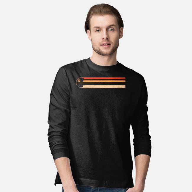 Retro Stripes Of The Death Star-Mens-Long Sleeved-Tee-rocketman_art