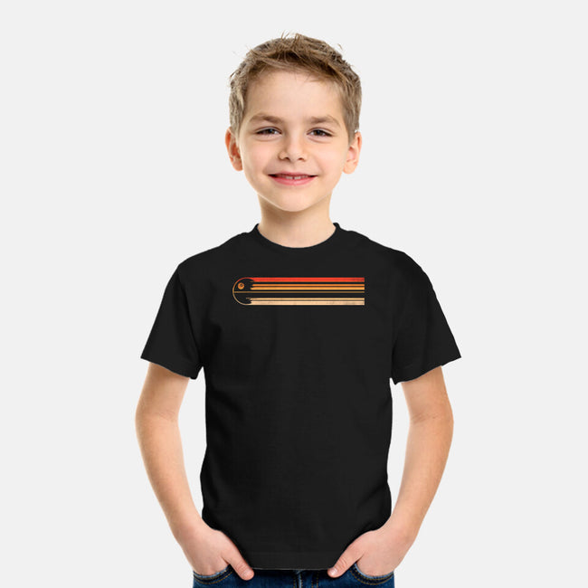 Retro Stripes Of The Death Star-Youth-Basic-Tee-rocketman_art