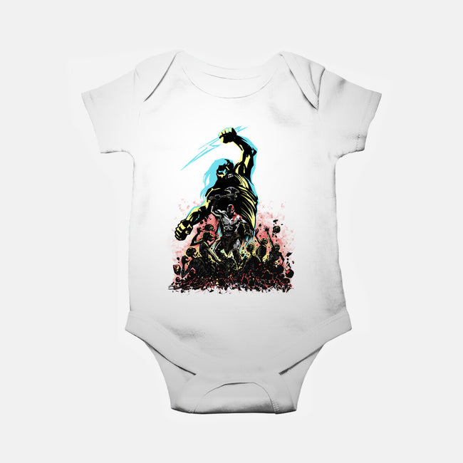 Wrath Of A God-Baby-Basic-Onesie-zascanauta