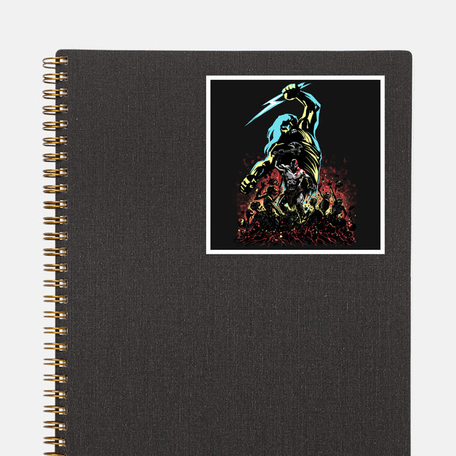 Wrath Of A God-None-Glossy-Sticker-zascanauta