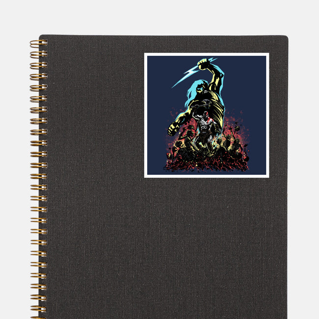 Wrath Of A God-None-Glossy-Sticker-zascanauta