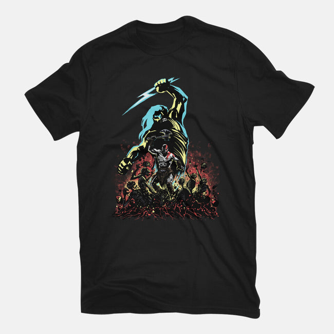 Wrath Of A God-Womens-Fitted-Tee-zascanauta