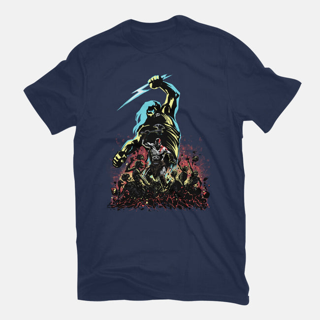 Wrath Of A God-Womens-Fitted-Tee-zascanauta